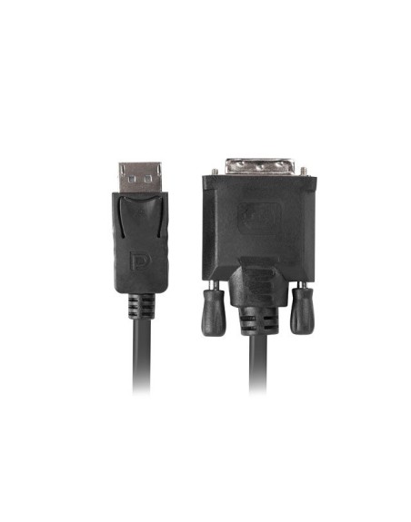Cable displayport lanberg macho - dvi - d macho 24+1 1.8m negro