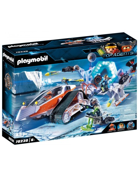 Playmobil espias spy team comando de nieve