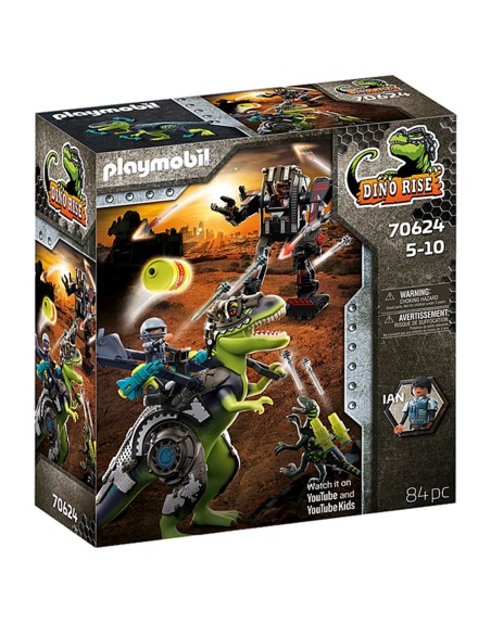 Playmobil t - rex: batalla de los gigantes