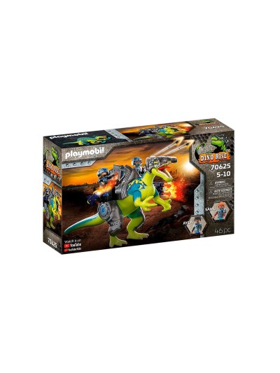 Playmobil spinosaurus: doble poder de defensa