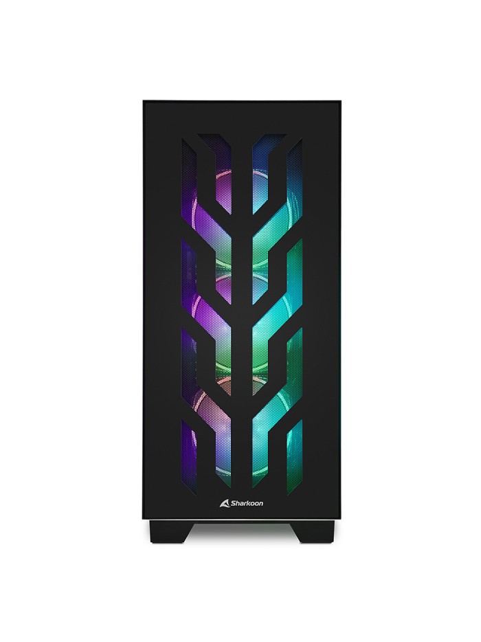 Caja sharkoon elite shark ca300t atx 2xusb3.0 sin fuente negro Caja sharkoon elite shark ca300t atx 2xusb3.0 sin fuente negro