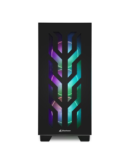 Caja sharkoon elite shark ca300t atx 2xusb3.0 sin fuente negro