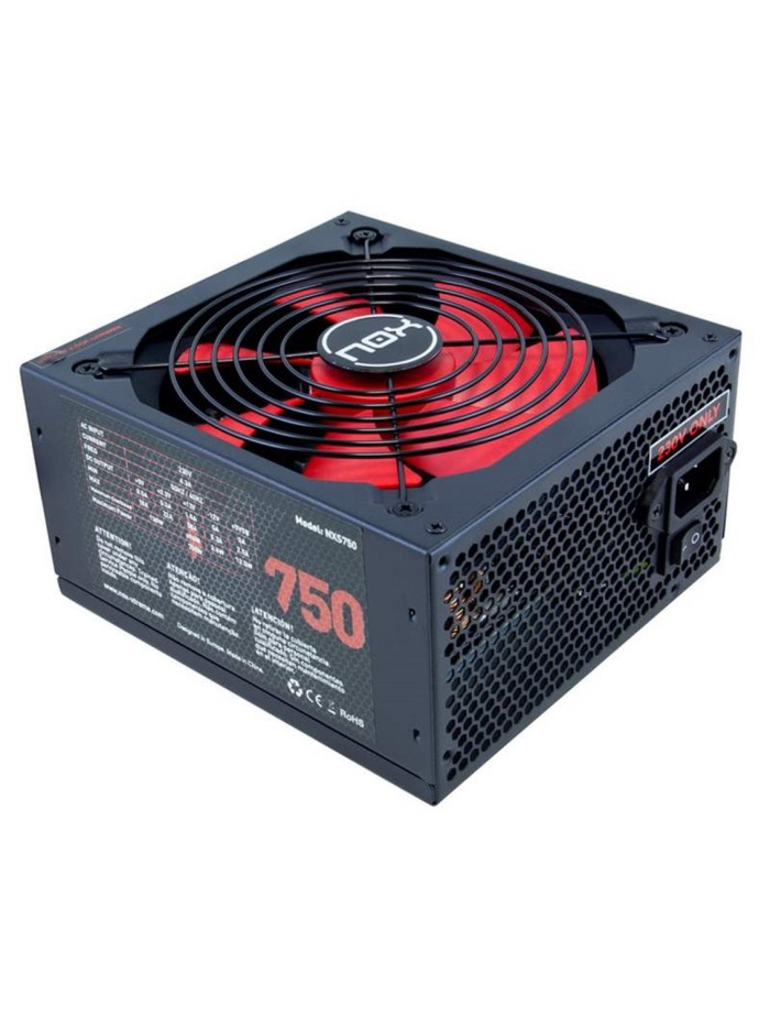 Fuente alimentacion nox nx750 gaming atx 750w negro Fuente alimentacion nox nx750 gaming atx 750w negro