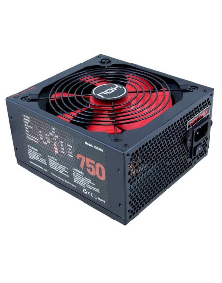 Fuente alimentacion nox nx750 gaming atx 750w negro
