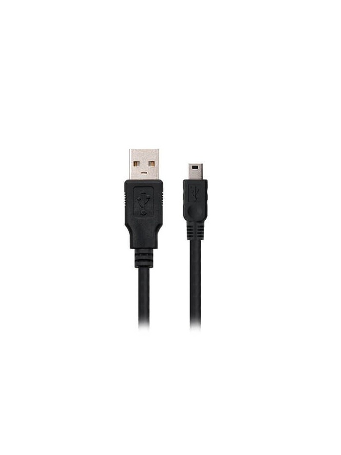Cable usb(a) 2.0 a mini usb(b) nanocable 1.8m - macho - macho - negro Cable usb(a) 2.0 a mini usb(b) nanocable 1.8m - macho - macho - negro