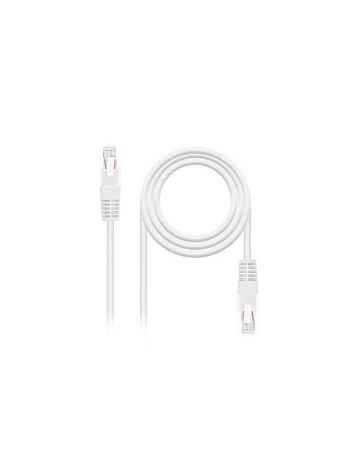 Latiguillo cable red utp cat6 rj45 nanocable 2m blanco awg24 Latiguillo cable red utp cat6 rj45 nanocable 2m blanco awg24