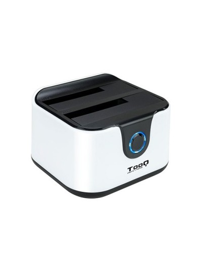 Docking station tooq hd 2.5 - 3.5 pulgadas sata a usb 3.0 doble bahia - usb 2.0 host - 4200rpm - 7200rpm
