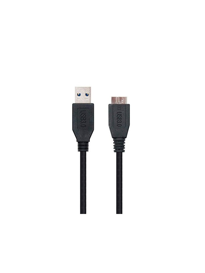 Cable usb tipo a 3.0 a micro usb tipo b 3.0 nanocable 1m negro macho - macho Cable usb tipo a 3.0 a micro usb tipo b 3.0 nanocable 1m negro macho - macho