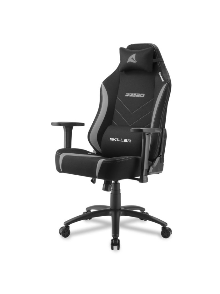 Silla gaming sharkoon sgs20 fabric negro - gris Silla gaming sharkoon sgs20 fabric negro - gris
