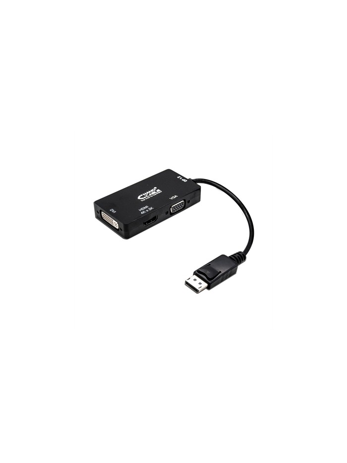Conversor displayport a vga - dvi - hdmi nanocable 15cm - macho - hembra Conversor displayport a vga - dvi - hdmi nanocable 15cm - macho - hembra
