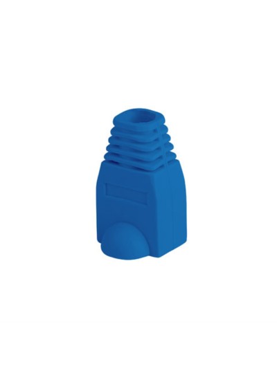 Funda protectora lanberg plb - 1000 - b para conector rj45 pack de 100 unidades azul
