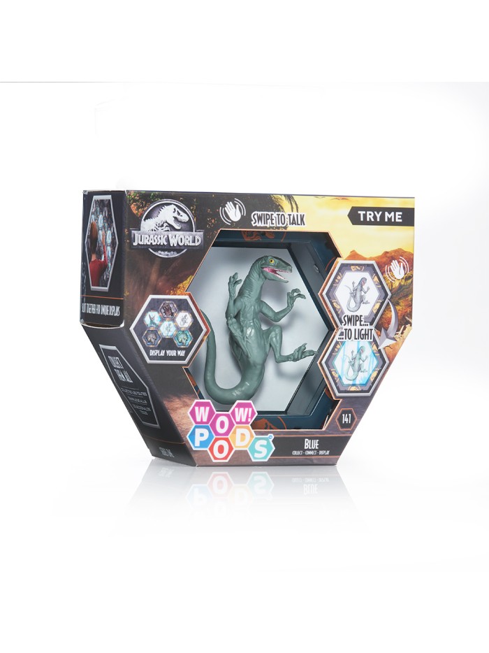 Figura wow! pod jurassic world blue sfx con sonido Figura wow! pod jurassic world blue sfx con sonido
