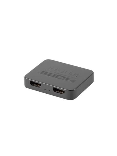 Splitter video lanberg hdmi a 2 x hdmi 4k + micro usb negro