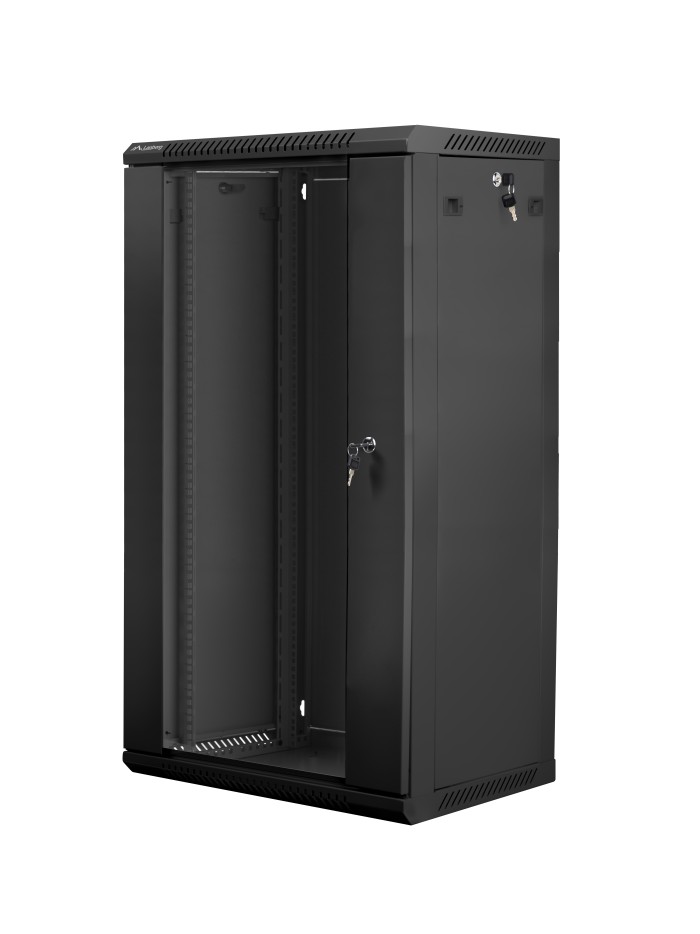 Armario lanberg mural rack 19 pulgadas 22u - 600x450 flat pack v2 negro Armario lanberg mural rack 19 pulgadas 22u - 600x450 flat pack v2 negro