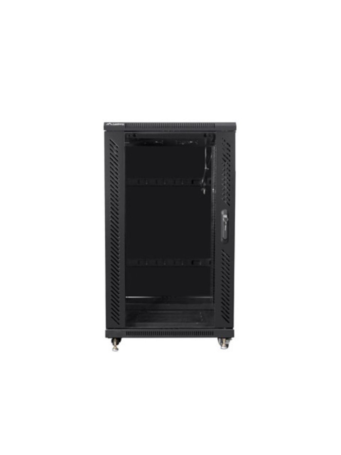 Armario lanberg rack 19 pulgadas 22u 600x800 flat pack black negro Armario lanberg rack 19 pulgadas 22u 600x800 flat pack black negro
