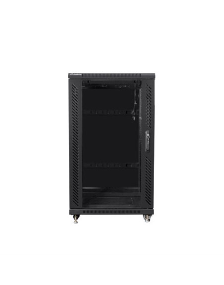 Armario lanberg rack 19 pulgadas 22u 600x800 flat pack black negro