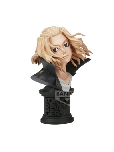 Figura banpresto tokyo revengers faceculptures manjiro sano 10cm