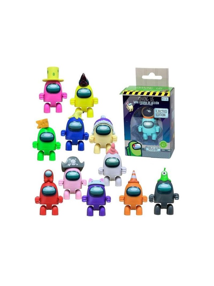 Figura mini action aleatoria among us pack 1 caja con ventana Figura mini action aleatoria among us pack 1 caja con ventana