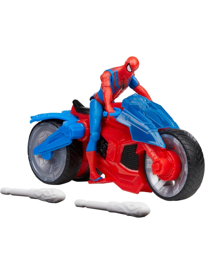 Figura hasbro marvel spider man moto arácnida Figura hasbro marvel spider man moto arácnida