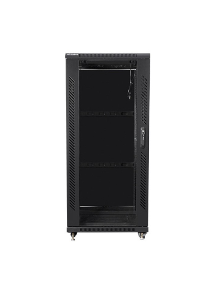 Armario lanberg rack 19 pulgadas 27u 600x600 negro Armario lanberg rack 19 pulgadas 27u 600x600 negro