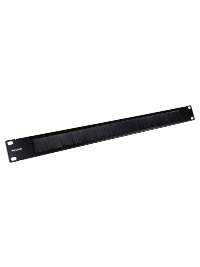Guia de cable con cepillo phasak para rack 19 pulgadas