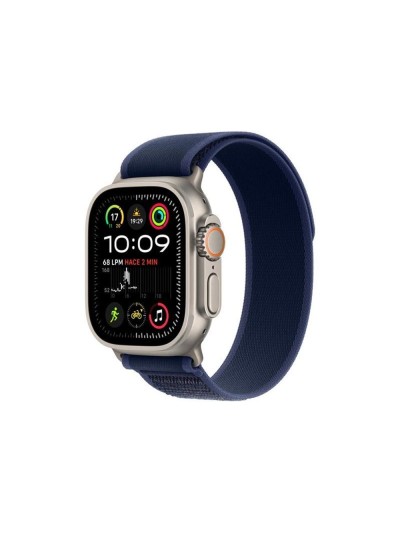 Smartwatch apple watch ultra 2 gps + cell 49mm natural titanium case blue trail loop m - l