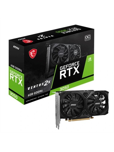 Tarjeta grafica msi nvidia geforce rtx 3050 ventus 2x oc 6gb gddr6