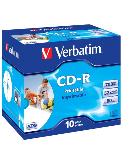 Verbatim cd - r 700mb 52x tarrina 10uds