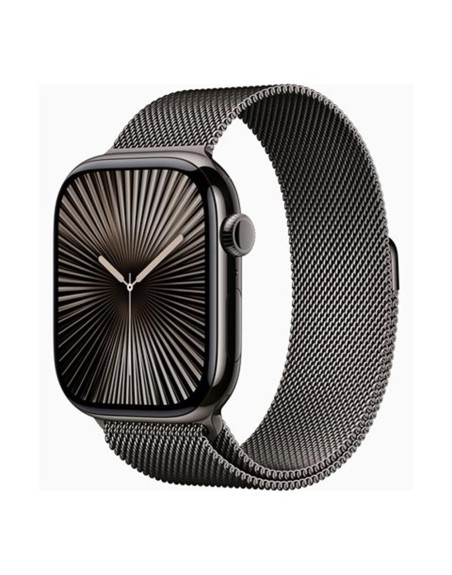 Smartwatch apple watch series 10 gps + cell 46mm state titanium milanese loop s - m
