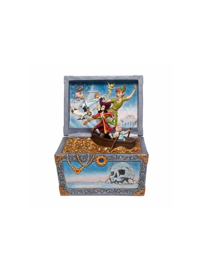 Figura enesco disney peter pan cofre del tesoro peter pan garfio & compañia Figura enesco disney peter pan cofre del tesoro peter pan garfio & compañia
