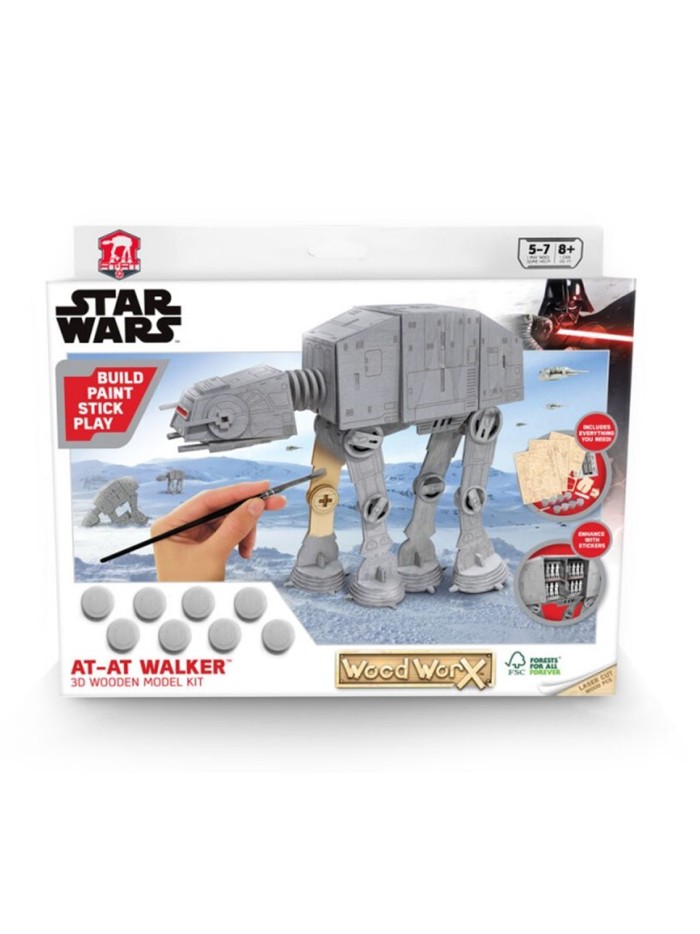 Replica madera para pintar woodwork star wars at - at walker del imperio Replica madera para pintar woodwork star wars at - at walker del imperio