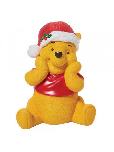 Figura enesco disney navidad winnie the pooh