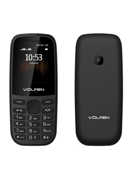 Telefono volfen a3 negro pantalla 1.8 pulgadas - camara - radio fm - micro sd - bateria larga duracion