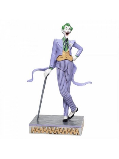 Figura enesco dc comics batman the joker hahahaha version