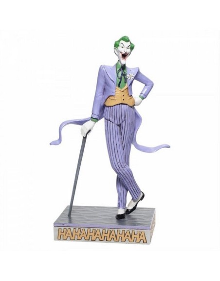 Figura enesco dc comics batman the joker hahahaha version