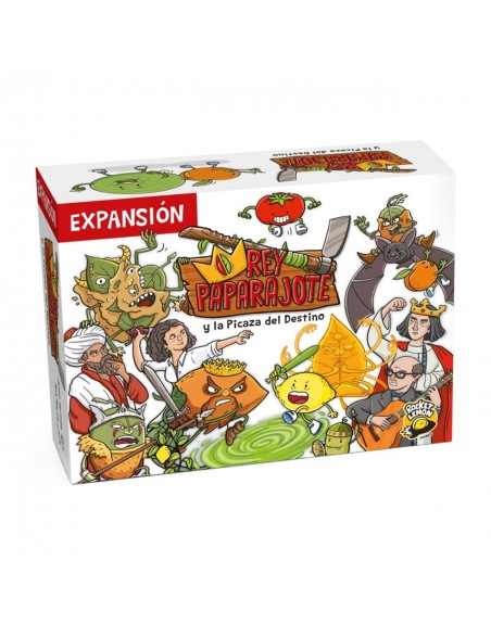 Juego de mesa rey paparajote y la picaza del destino (expansion) pegi 8