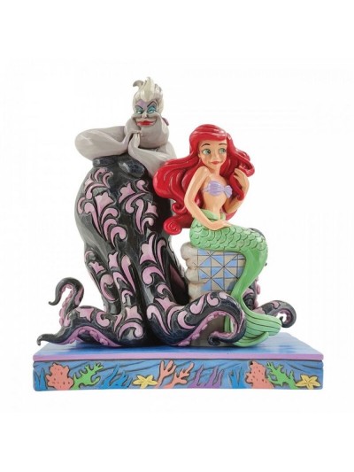 Figura enesco disney la sirenita ariel y úrsula