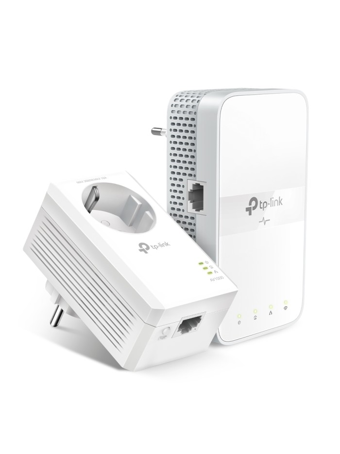 Kit de adaptadores powerline ac tp - link tl - wpa7617 kit dual band Kit de adaptadores powerline ac tp - link tl - wpa7617 kit dual band