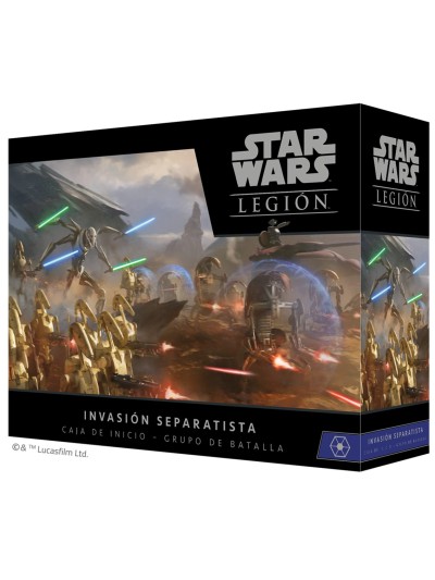 Juego de mesa star wars legión: invasión separatista pegi 14