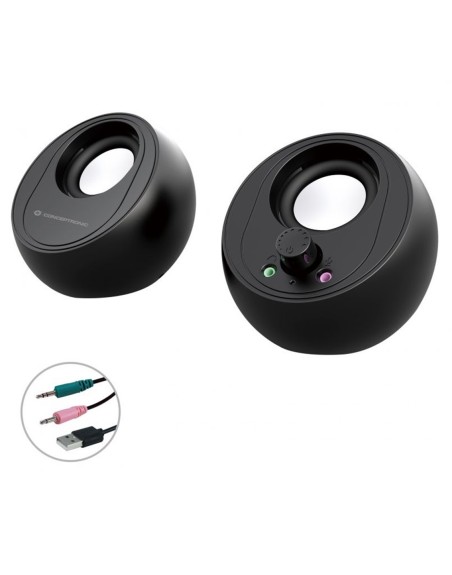 Altavoces conceptronic bjorn01b - 10w - negro