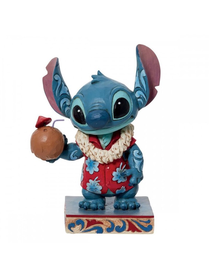Figura decorativa enesco disney lilo & stitch - stitch hawaiano Figura decorativa enesco disney lilo & stitch - stitch hawaiano