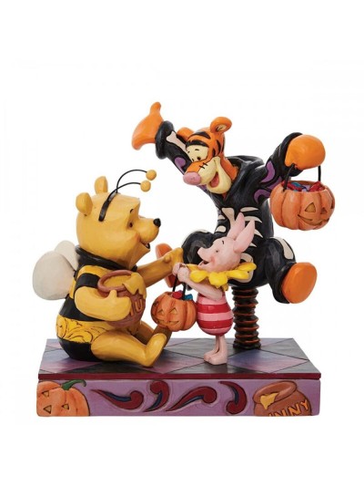 Figura decorativa enesco disney winnie the pooh y amigos halloween