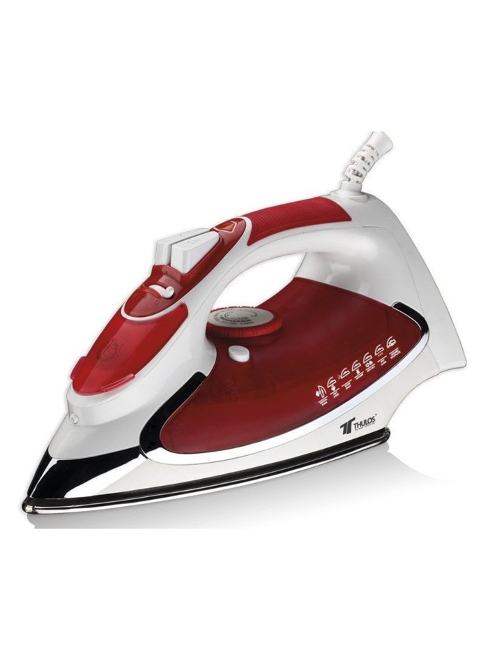 Plancha de vapor thulos th - pv2201 rojo 2200w Plancha de vapor thulos th - pv2201 rojo 2200w