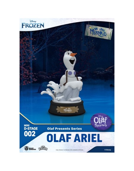 Figura beast kingdom minidstage disney olaf presenta olaf