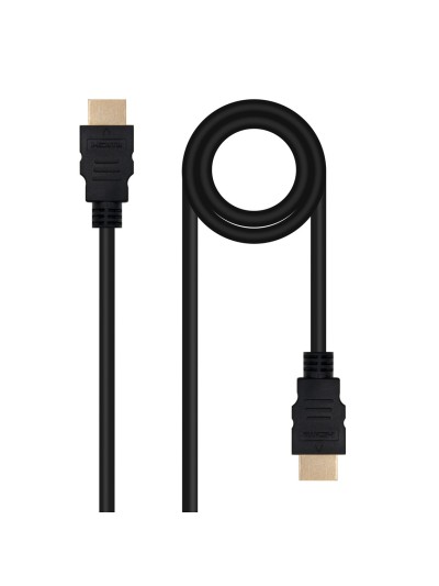 Cable hdmi 2.0 nanocable 3m - macho - macho - negro