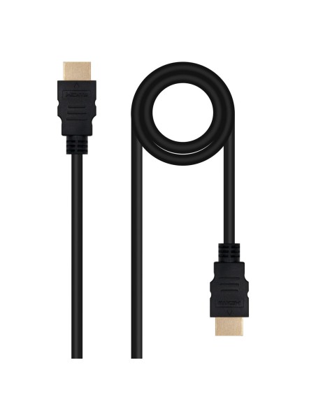 Cable hdmi 2.0 nanocable 3m - macho - macho - negro