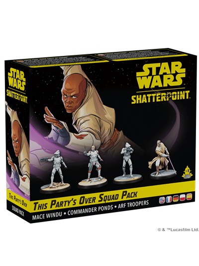 Juego de mesa star wars shatter point his partys over squad pack