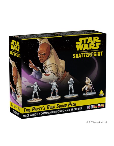 Juego de mesa star wars shatter point his partys over squad pack