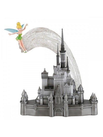 Figura decorativa enesco disney 100 castillo junto a campanilla