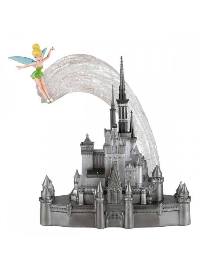Figura decorativa enesco disney 100 castillo junto a campanilla Figura decorativa enesco disney 100 castillo junto a campanilla